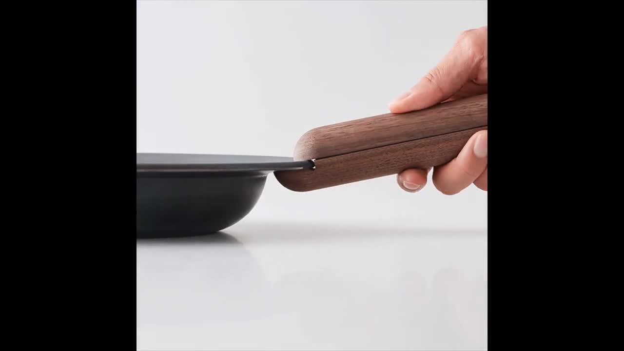 Frying Pot & Handle Set Walnut by JIU - OEN Shop