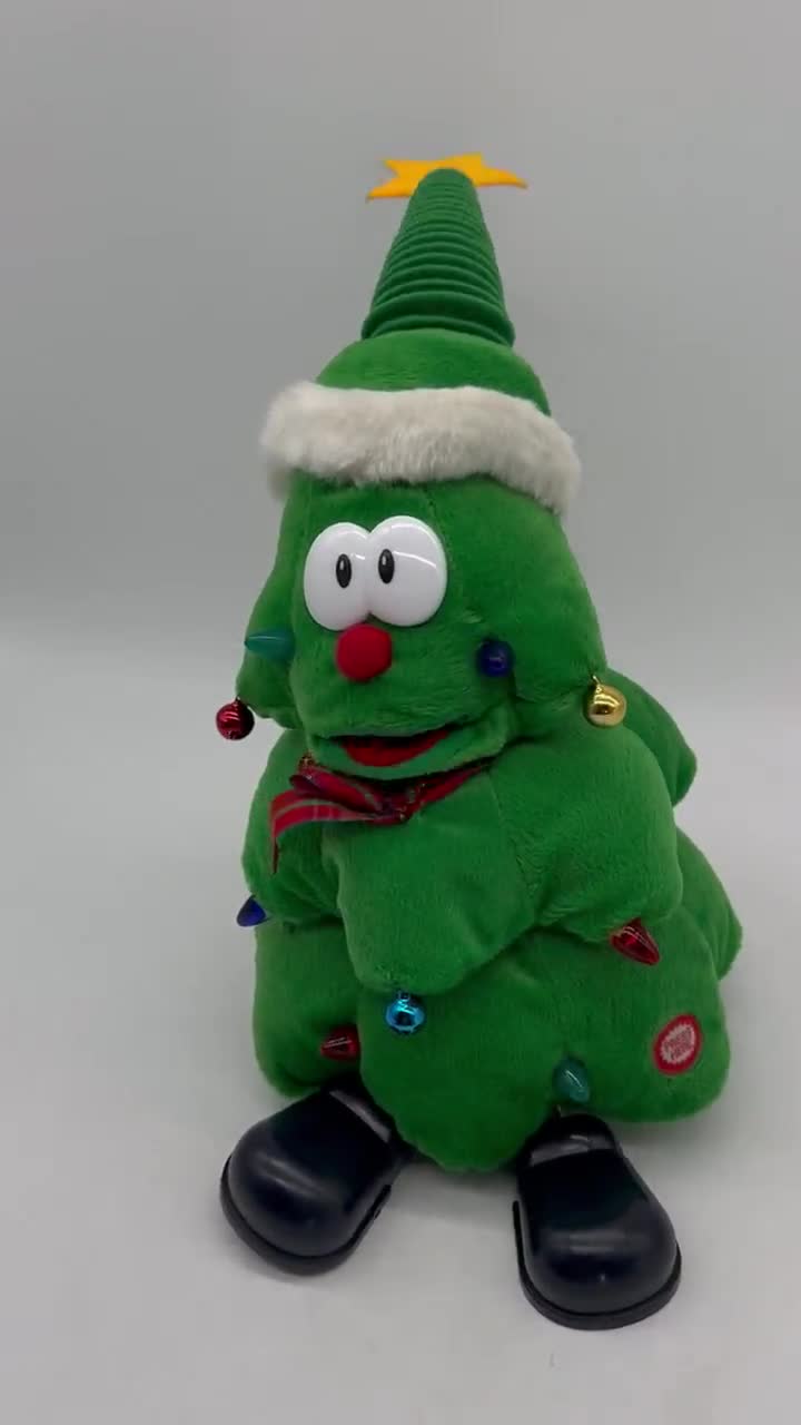 Animated Singing Lighted Musical Christmas Tree Plays 