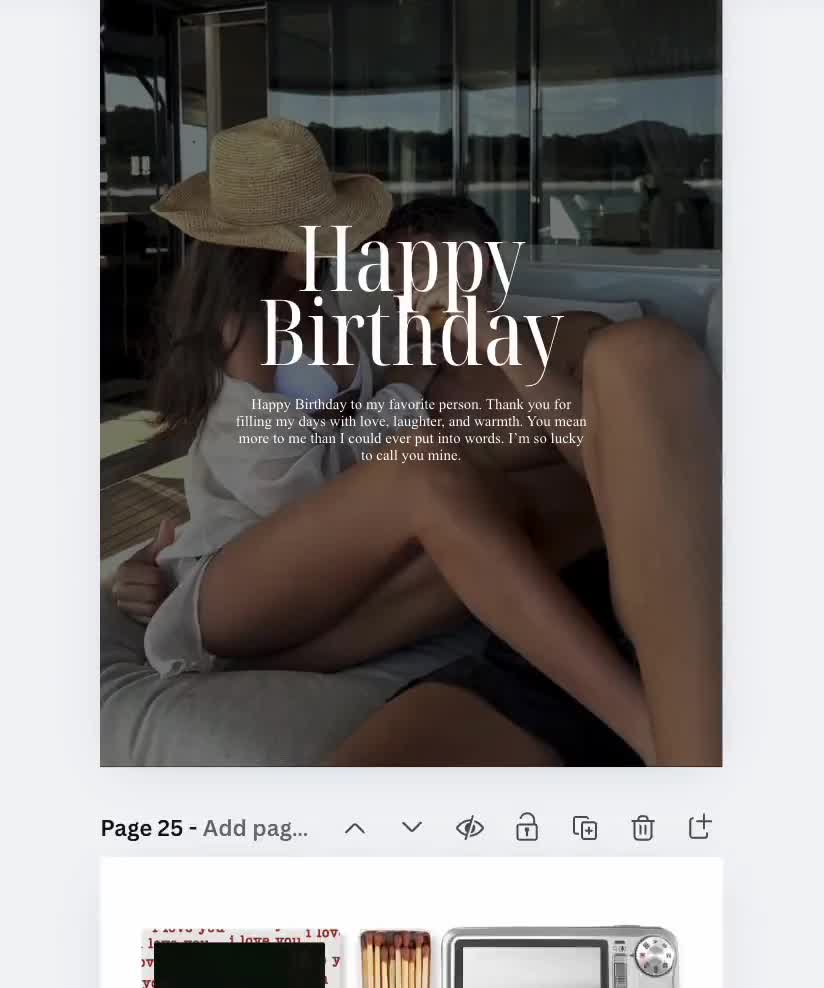 Plantilla de revista de cumpleaños personalizada para él / Revista de cumpleaños para novio / Regalo editable en Canva / Regalo de recuerdo único para hombres video poster