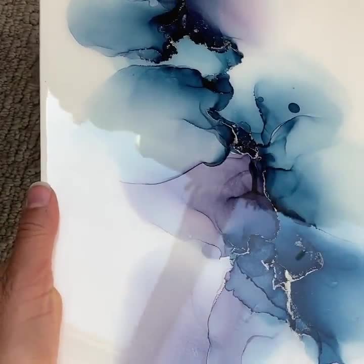 Yupo Paper Alternatives - How Alcohol Ink reacts on 5 different surfaces  compared to Yupo Paper 