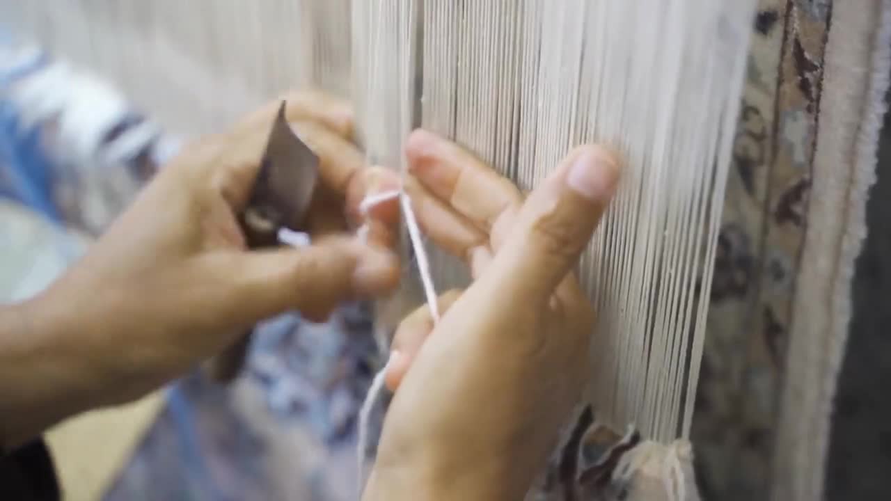 Oversized Orange Persian Rug, Vintage Wool Handmade Carpet (9'8x12'3ft) video poster