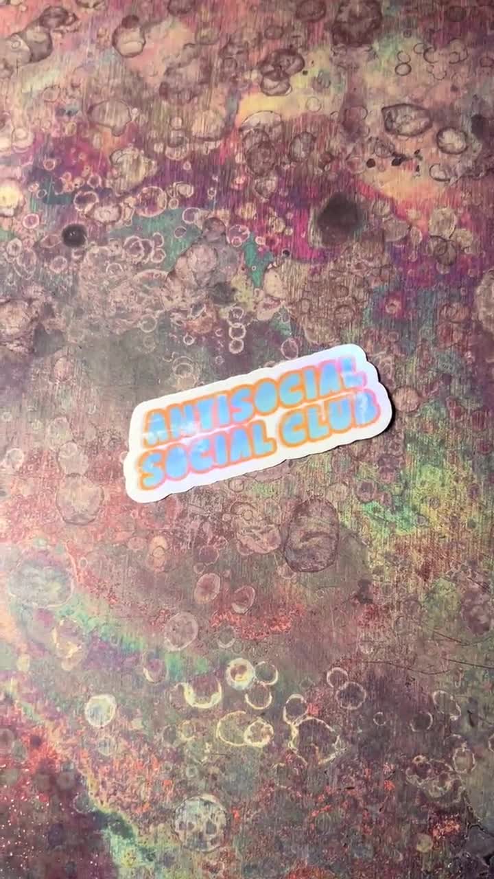 Anti-Social Social Club Sticker video poster