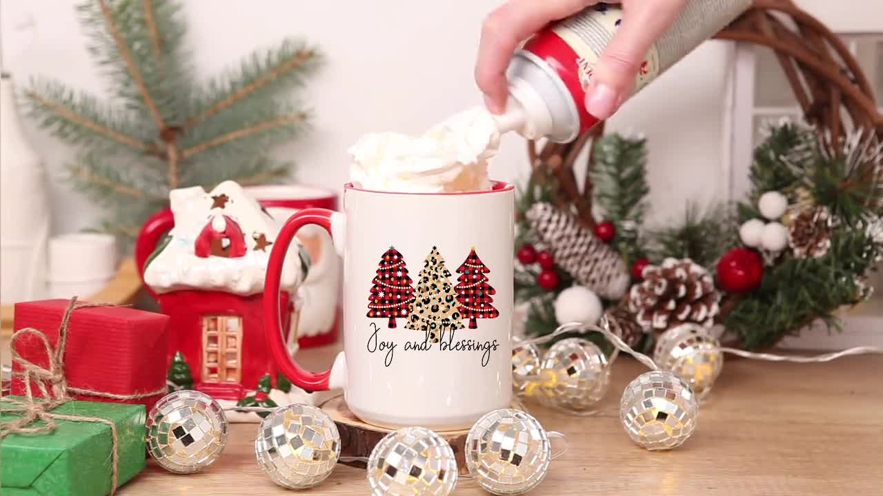 Comfort & Joy – Red Christmas Mug - 139Made, LLC