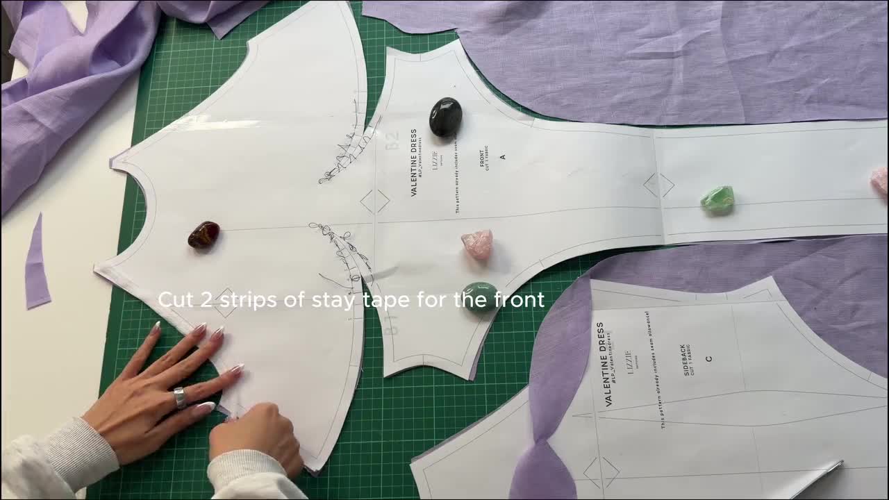 Halter Neck Tie Dress and Top Sewing Pattern with Bust Pleats Side Panels | Valentine dress PDF Download video poster