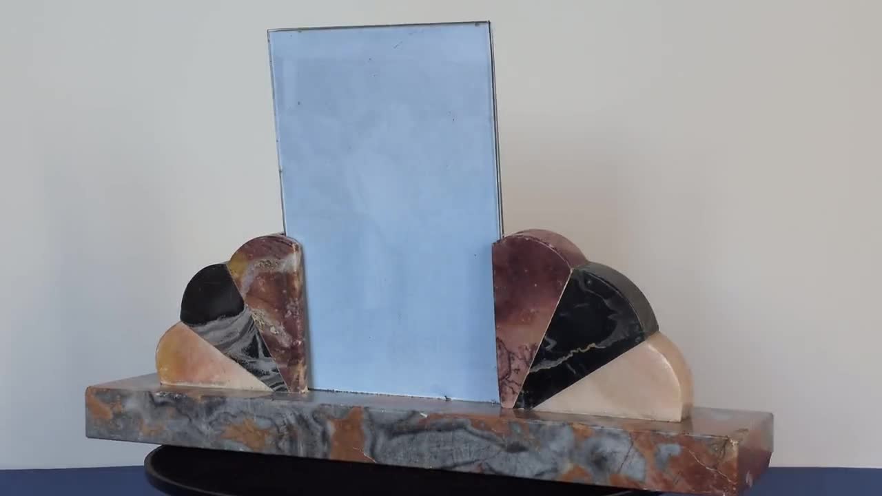 Excepcional marco de fotos Art Déco de la década de 1930 en Francia video poster