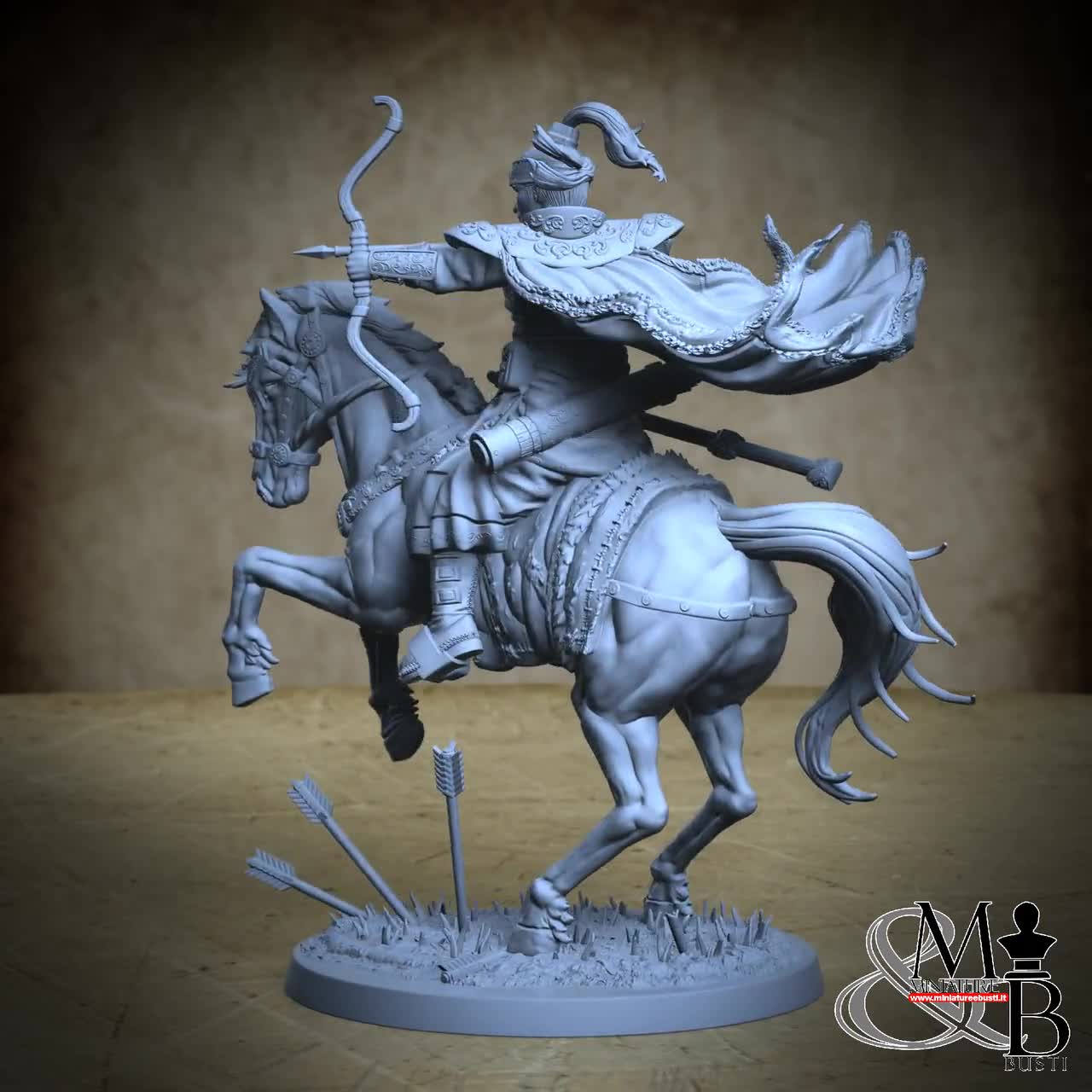 Jumong, miniature to assemble and color, in resin