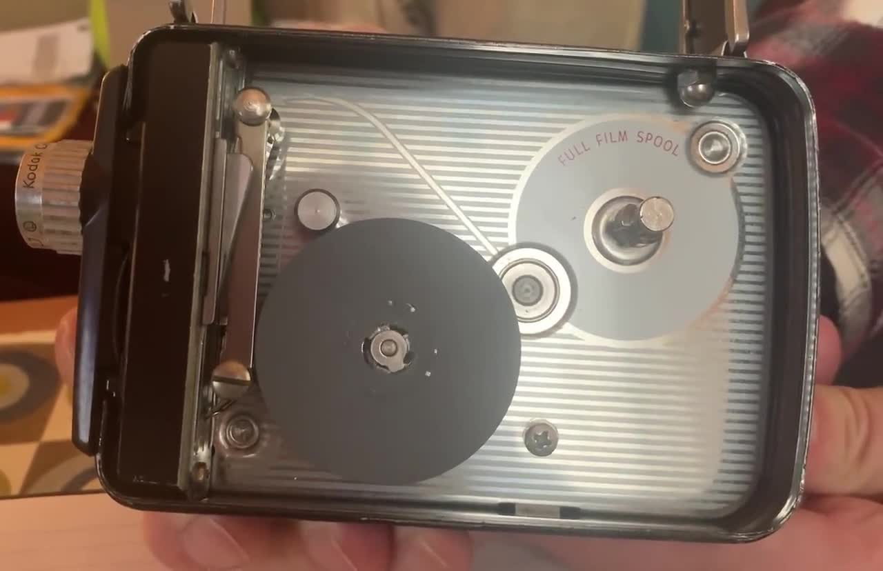 Brownie 8 mm Movie Camera, 1960s, With Leather Case video poster