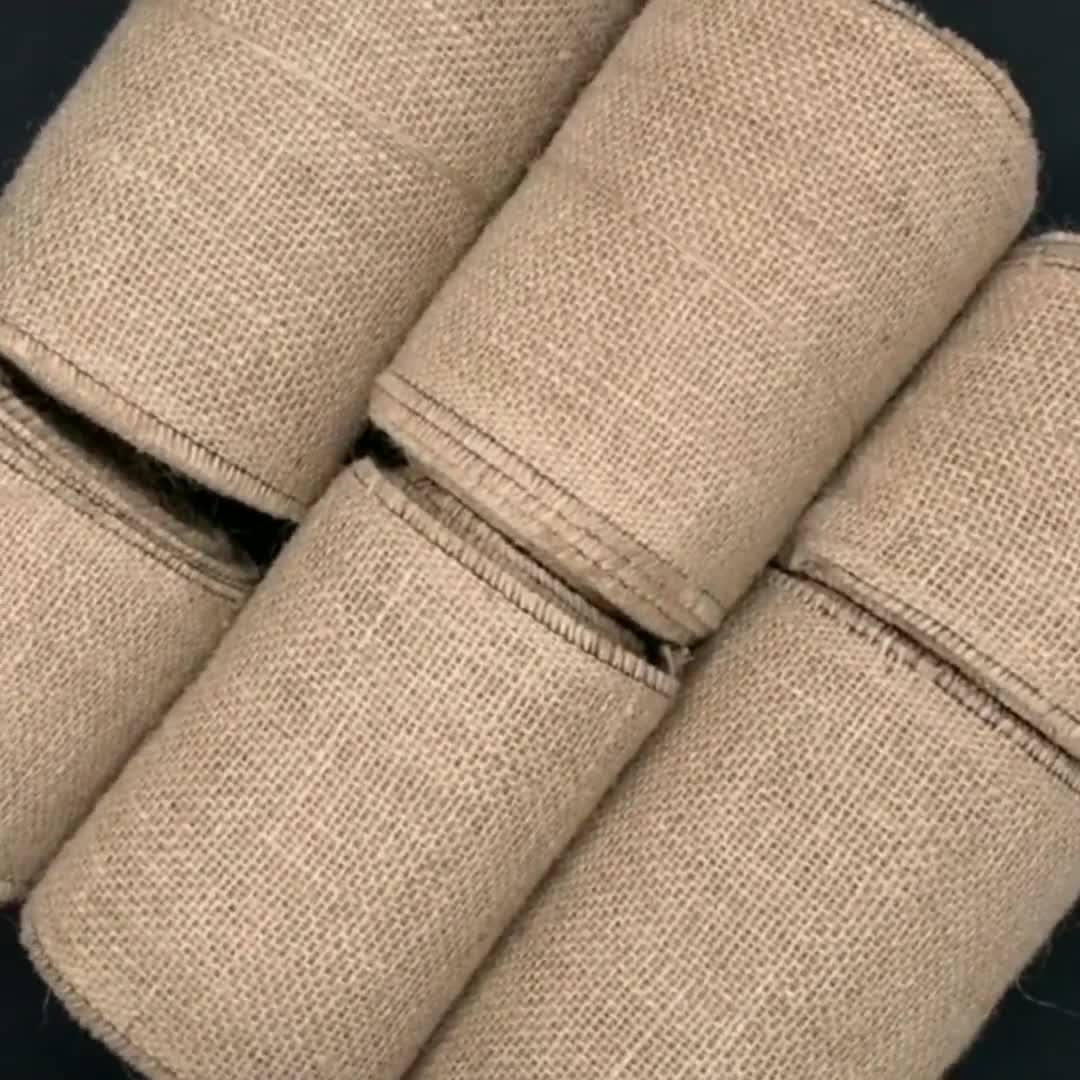 Natural Jute Ribbon, 0.5mm 40mm Wide, Hessian, Burlap, Rustic