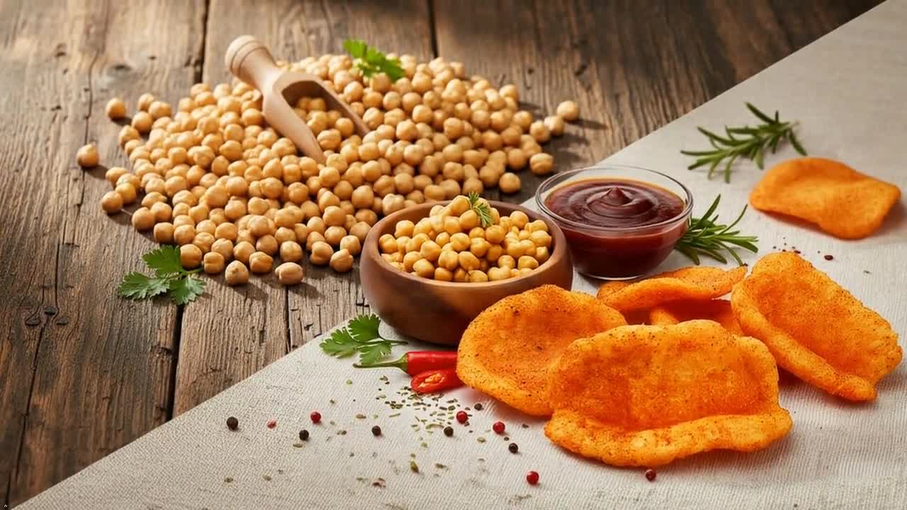 Vegeats Chickpea Lentil Chips Variety Pack, Healthy Snack Mix