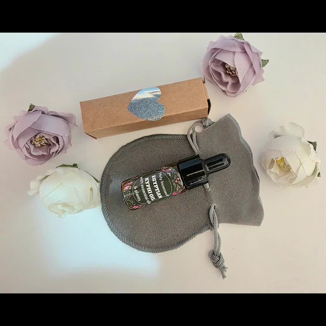 Egyptian Kyphi Oil Handmade Blend With Oils and Plants, Holy