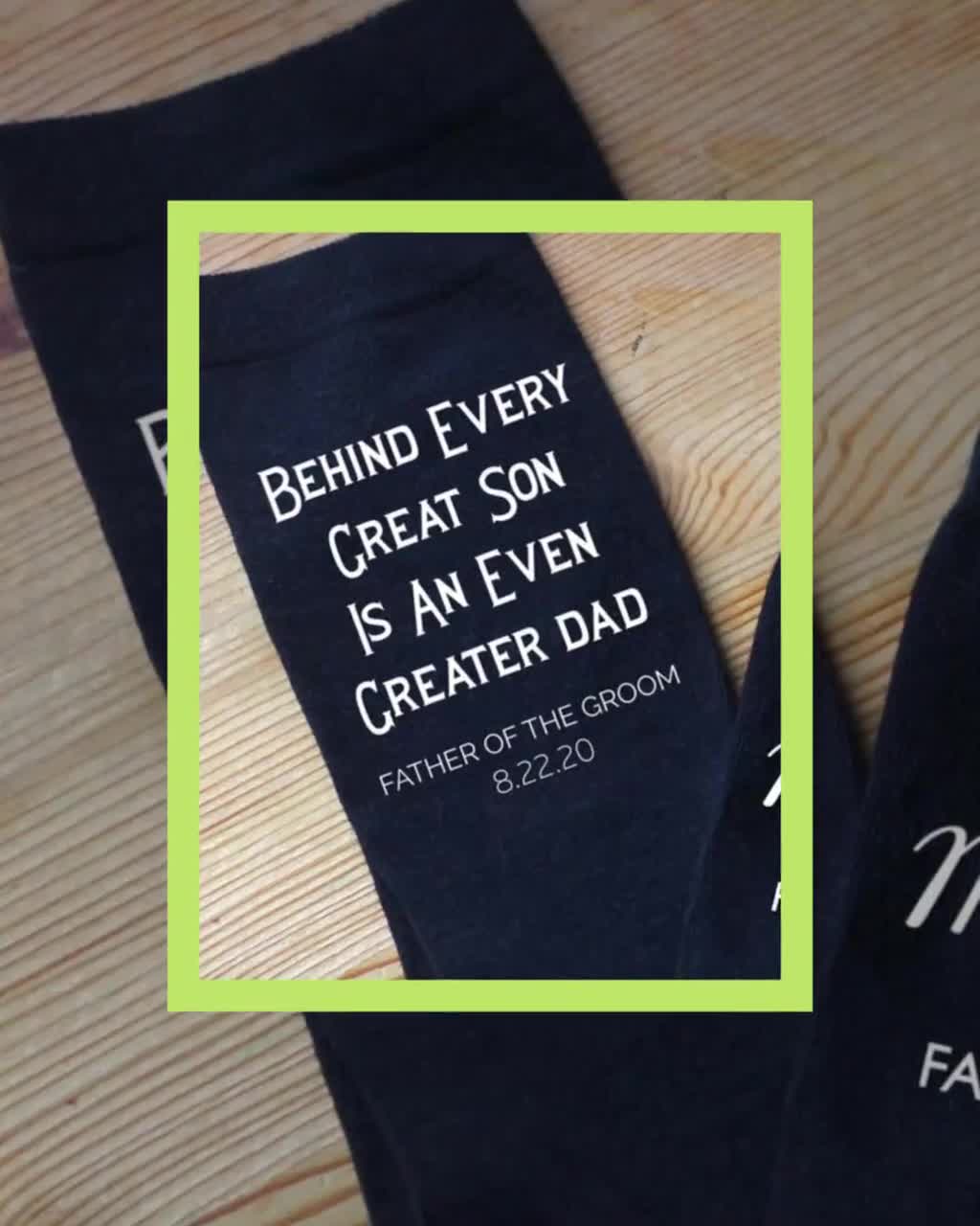 Custom Printed and Personalized Extra Large Socks for Men, Add