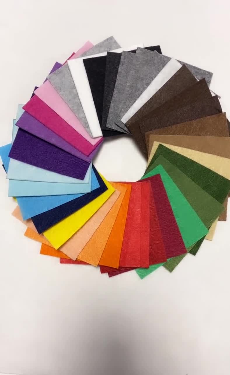 Wool Felt Sheets // Choose Your Own Colors // 9x12 or 12x18 Felt