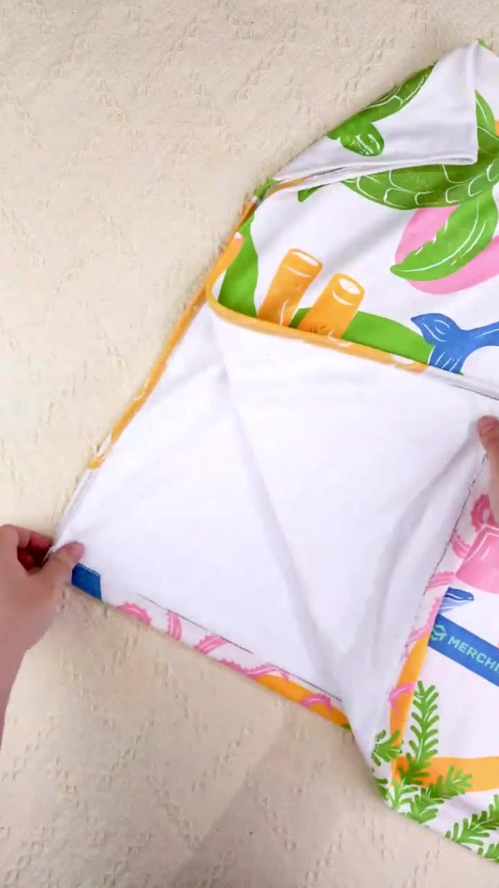 Personalized Olaf Sven Hooded Towel, Custom Disney Frozen Kids Towel, Preppy Aesthetic Hooded Towel, Striped Pattern Summer Vacation Gift video poster