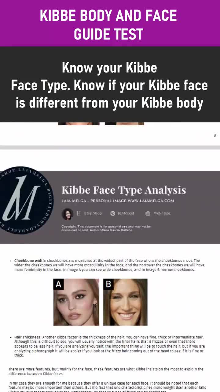 Kibbe Test / 13 Tipos Cuerpo Kibbe Summary Explained / Kibbe Body Type Test  / Kibbe Body Type Quiz / Kibbe Face Types 