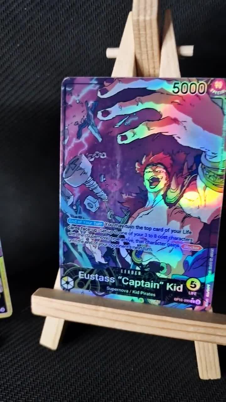 カ*ロ様 ユースタス・キッド ホロカード No.16 ワンピース プロキシカード ホロ ユースタス・キッド リーダー OP10
