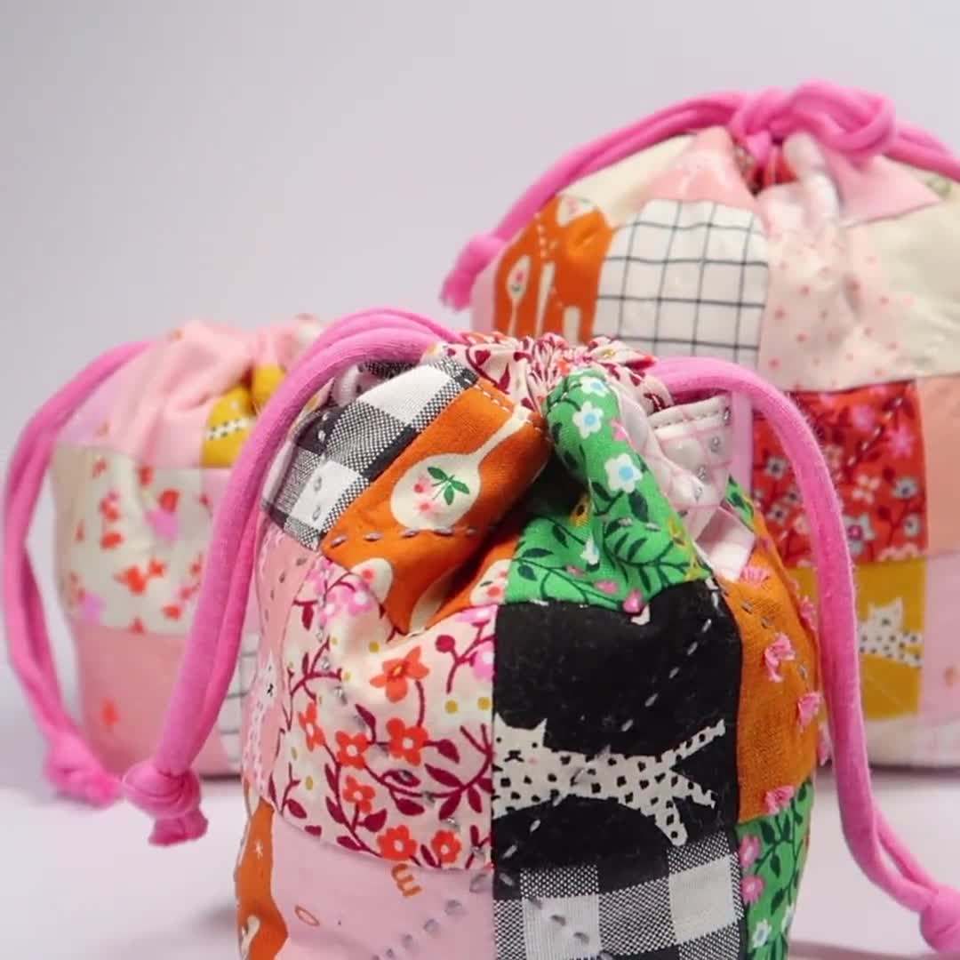 Kinchaku - Digital Sewing Pattern (PDF), Two Sizes and