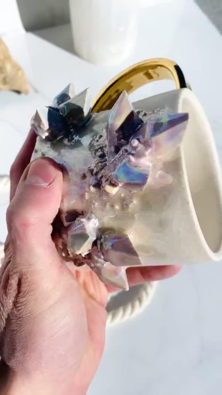 10 oz. Crystallite Double Wall Glass Coffee Mug