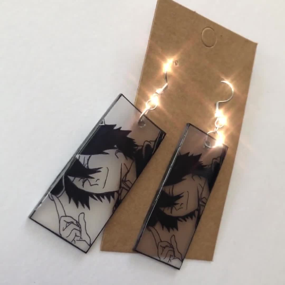 Anime Manga Panel Earrings -  Sweden