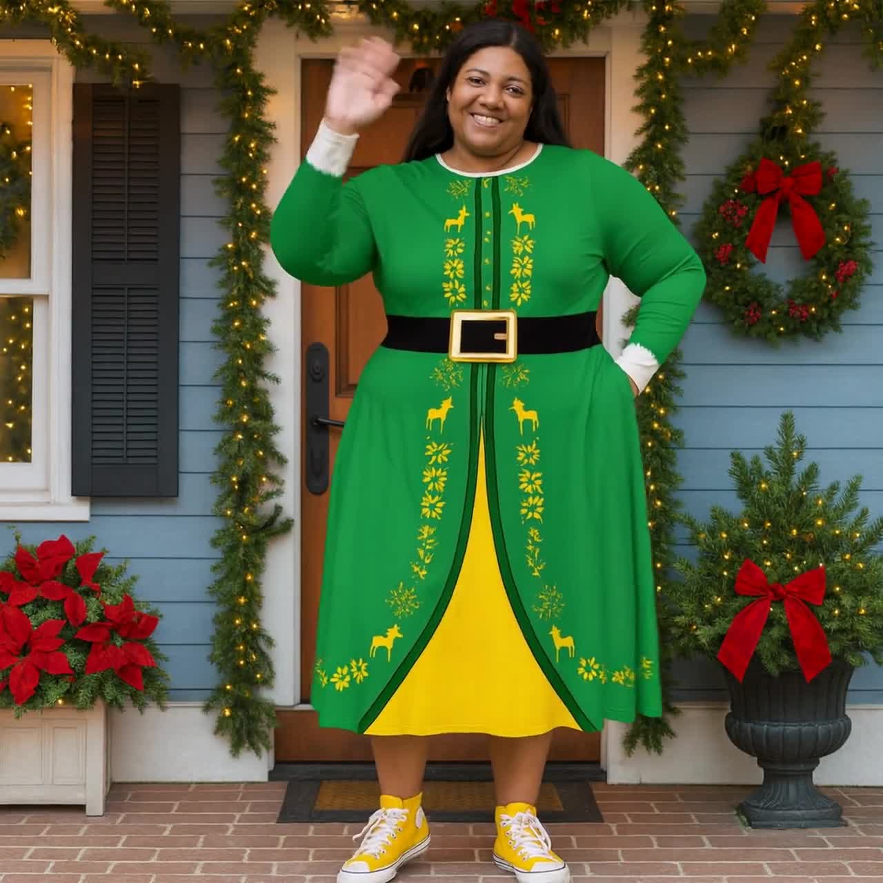 buddy dress up party Amazon.com: Fun Costumes Men's Authentic Buddy The Elf Costume for Adults, Elf Movie Outfit, Christmas Elf Cosplay Holiday Dress-Up - Small