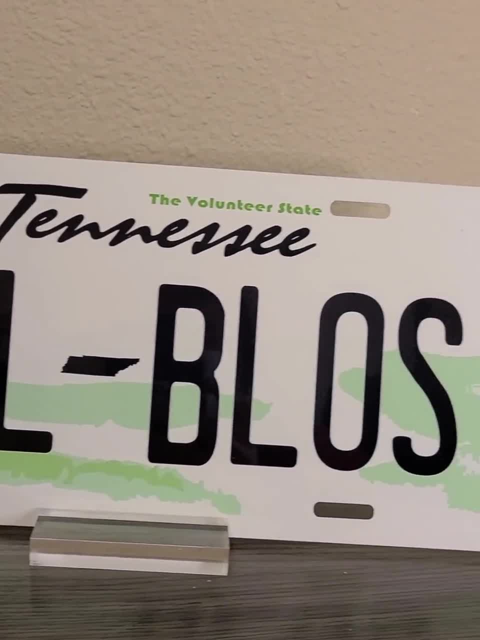 Placa Personalizada de TENNESSEE / Any text-Cualquier texto / Car Plate  TENNESSEE / License Plate Tennessee / Tennessee State -  México