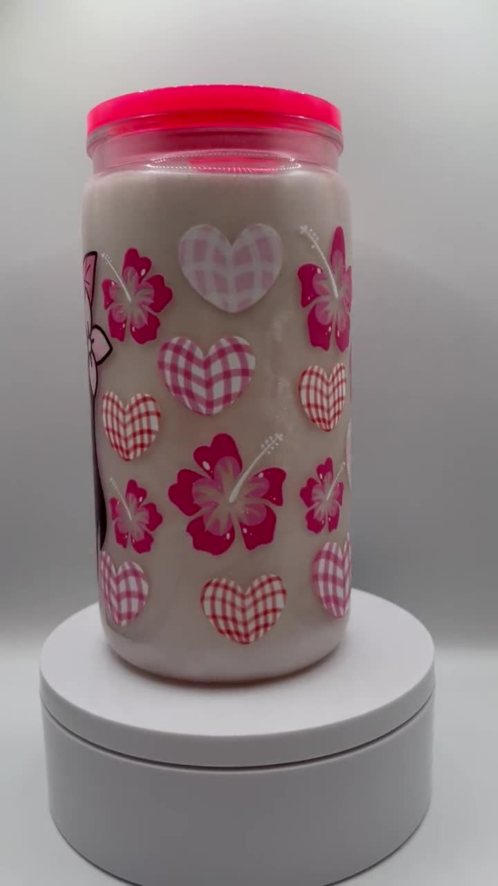 Lilo and Stitch cateye Snowglobe tumbler video poster