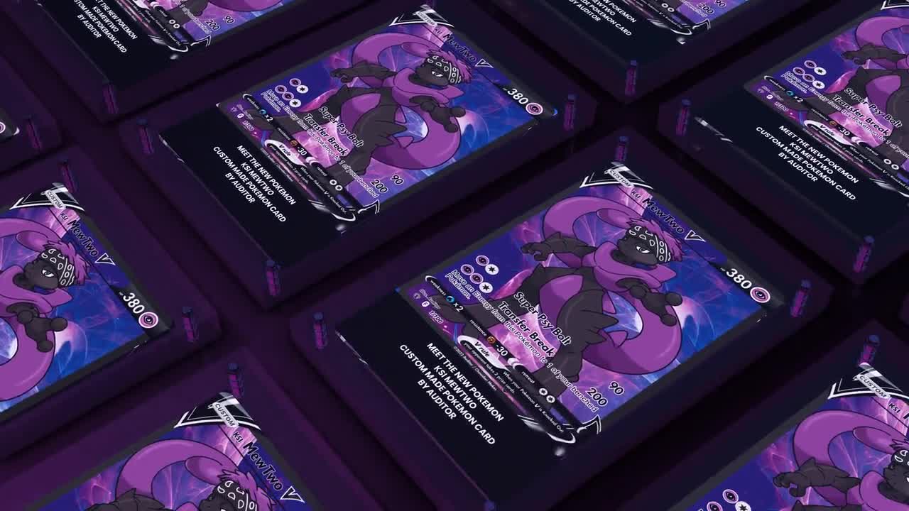 KSI Pokemon MewTwo Custom Card