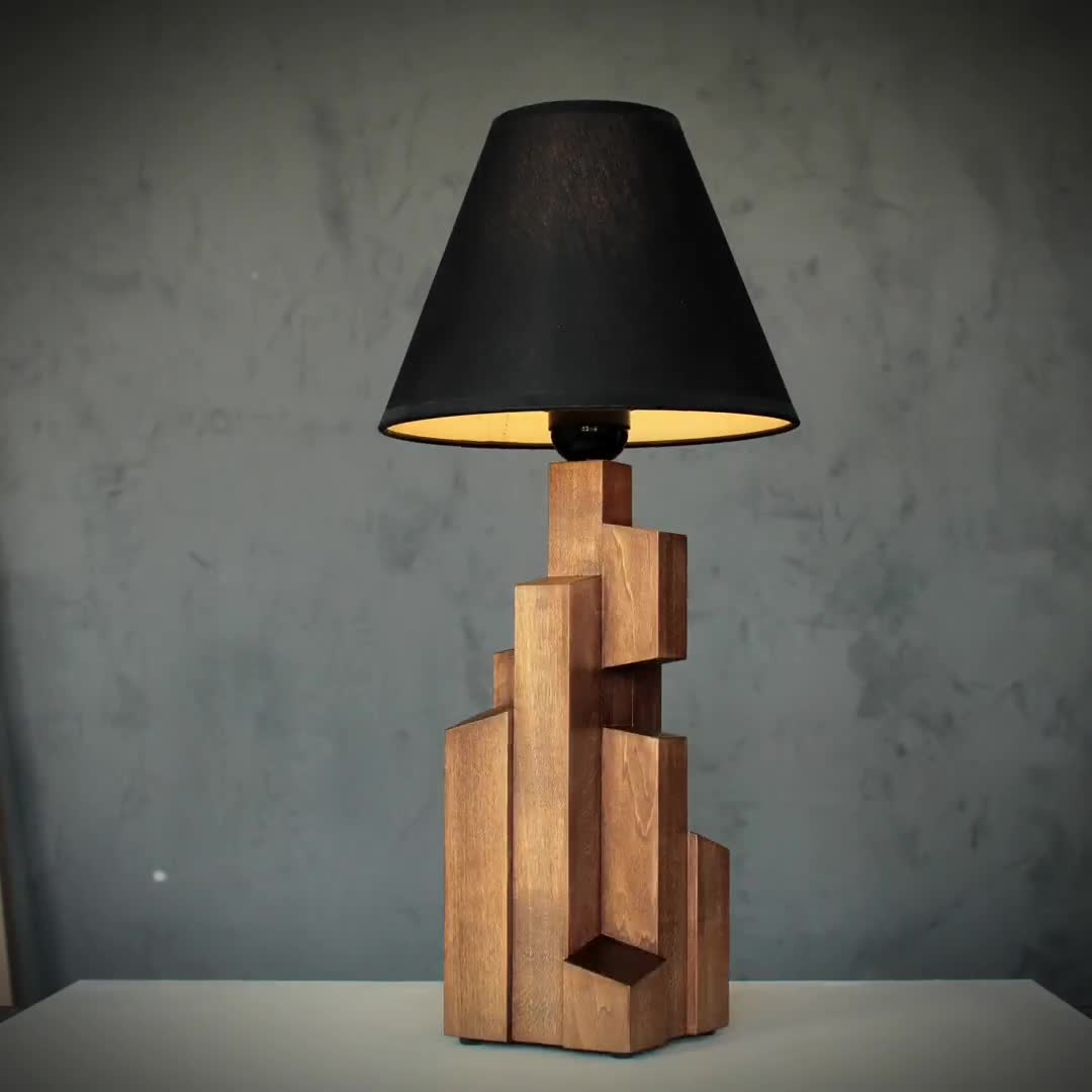These Beautiful Epoxy Wooden Lamps Are Made From a Broken Piece of