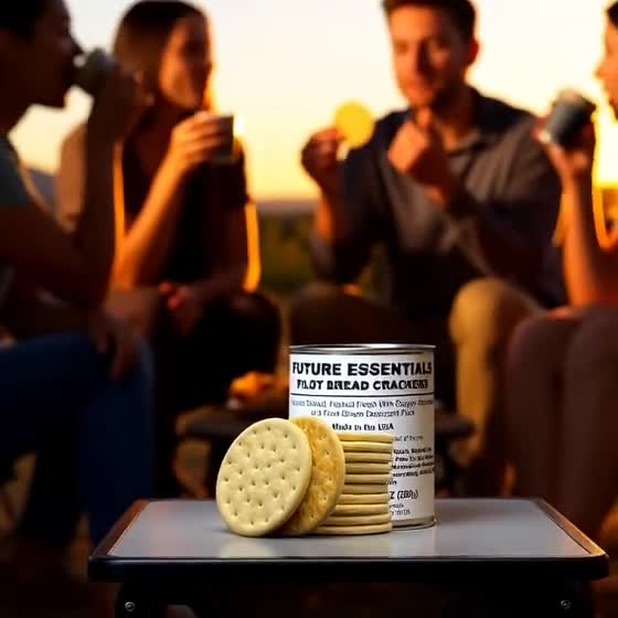 Pilot Bread Crackers | 30-year Shelf Life : Hardtack Survival Food