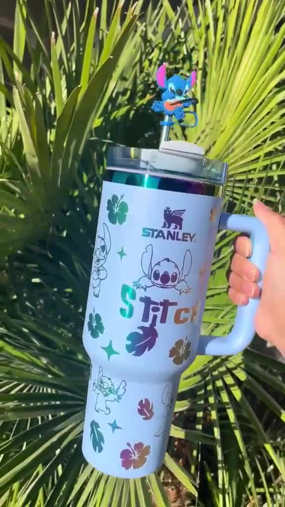 Stitch Tumbler Cup Custom Engraved – Personalized Stainless Steel Drinkware video poster