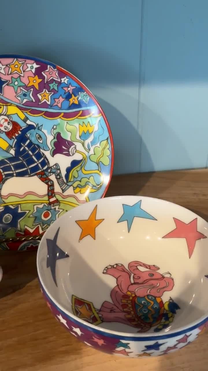 Vintage Tiffany & Co. 'fantasy' Children's Dinnerware Set Designed