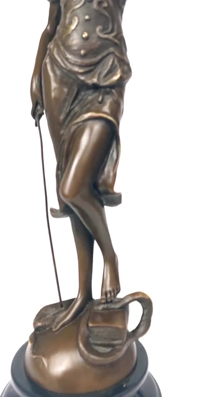 正義の女神ブロンズ像（ホットキャストブロンズ） - 女神テミスの像