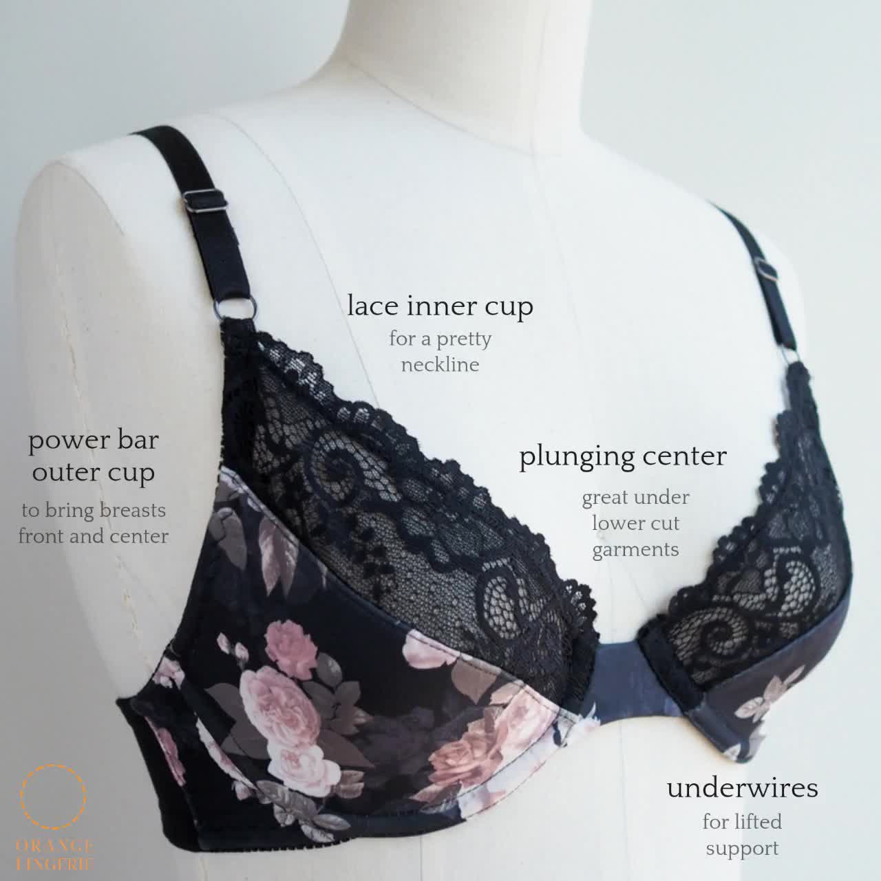 How to Make Foam Cups for the Fenway Bra - Orange Lingerie