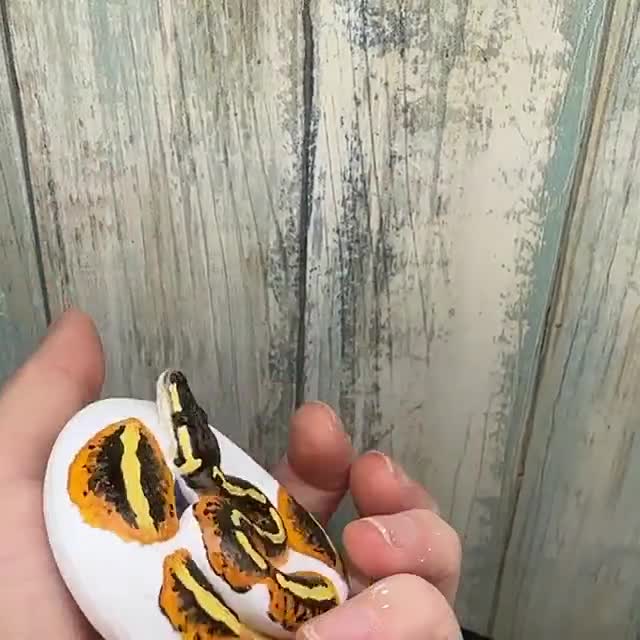 Ball python figurine video poster