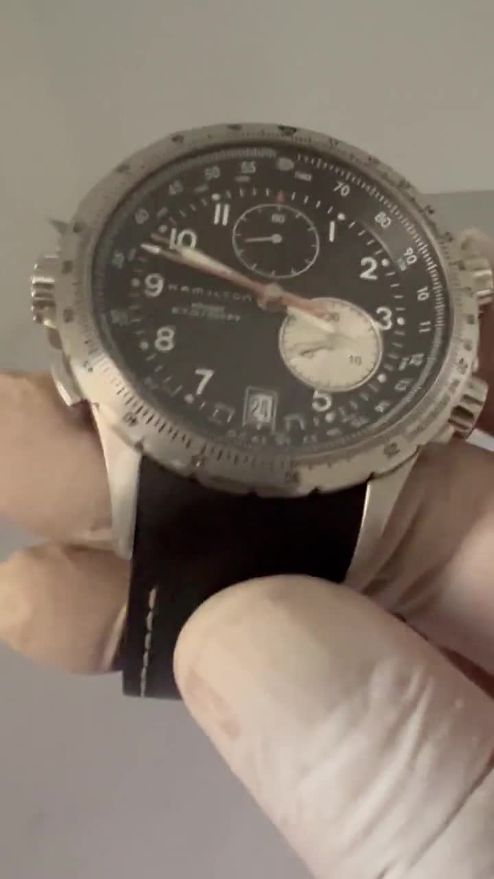 For Men's Vintage Hamilton Watch KHAKI E.T.O/ 330 Ft Ref H776121
