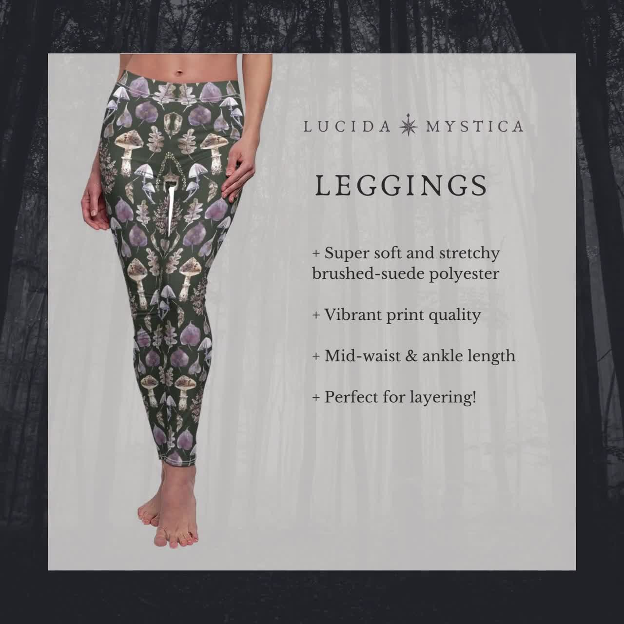 Indelicate Clothing - Retro Leopard Leggings + Black Ladders