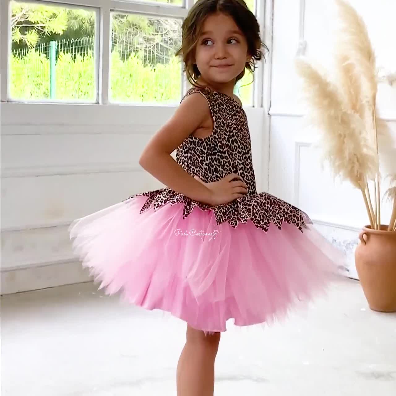 A2Z 4 Kids® Bambini Ragazze Multi Leopardo Stampa Stampare - Multi Leopard Print Legging 5-6