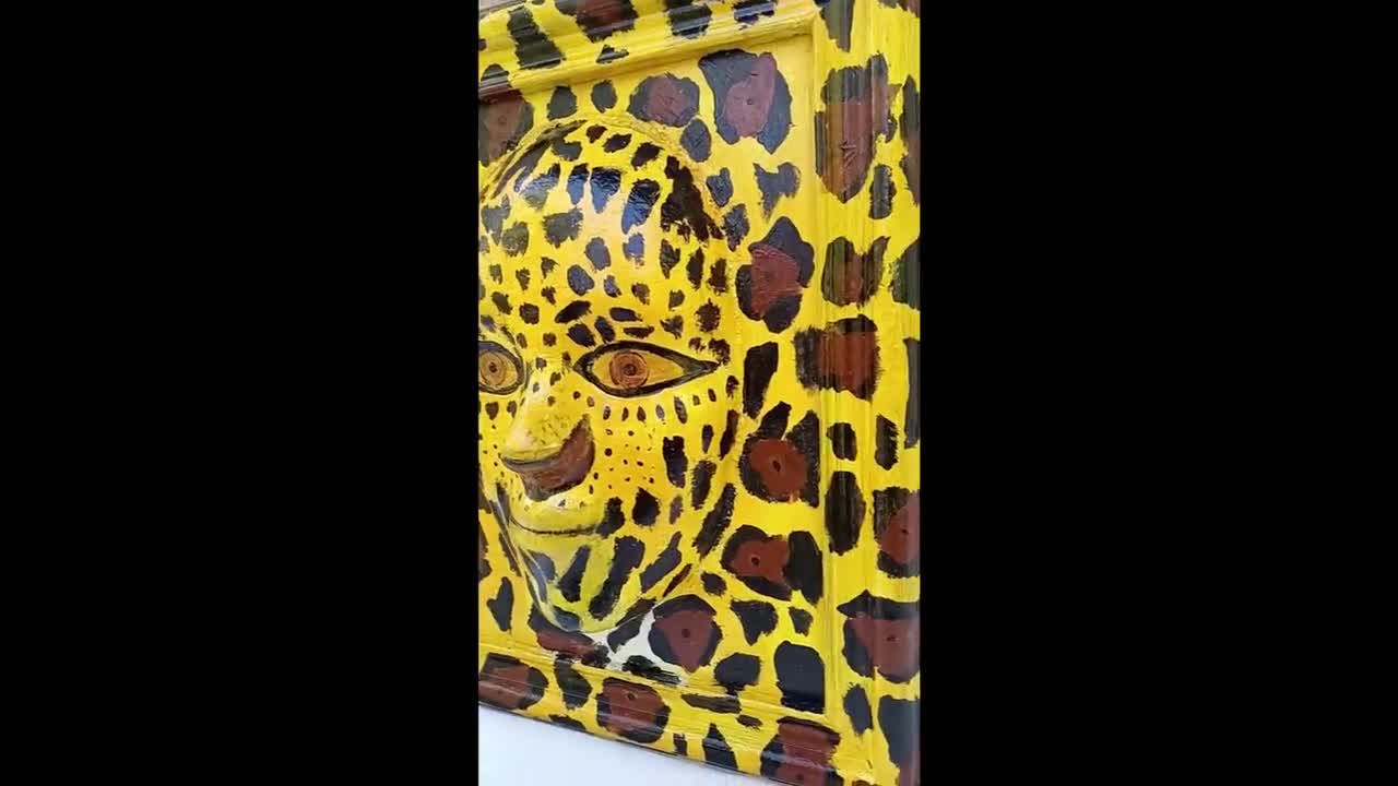 Cheetah Mask — Original Paintings