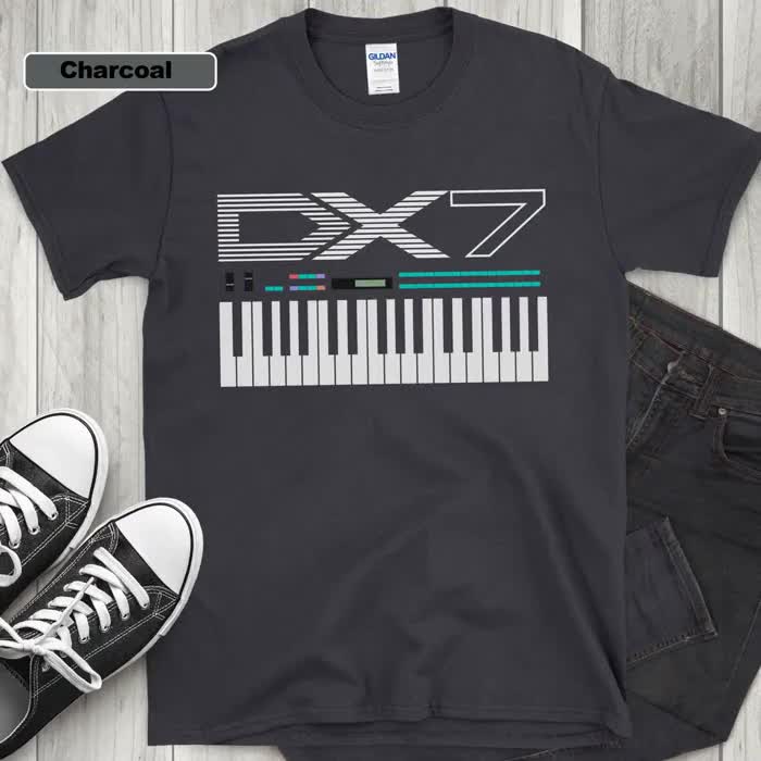 Yamaha DX7 Synth T-shirt: 80s Keyboard Tee, Music Producer Gift - Etsy