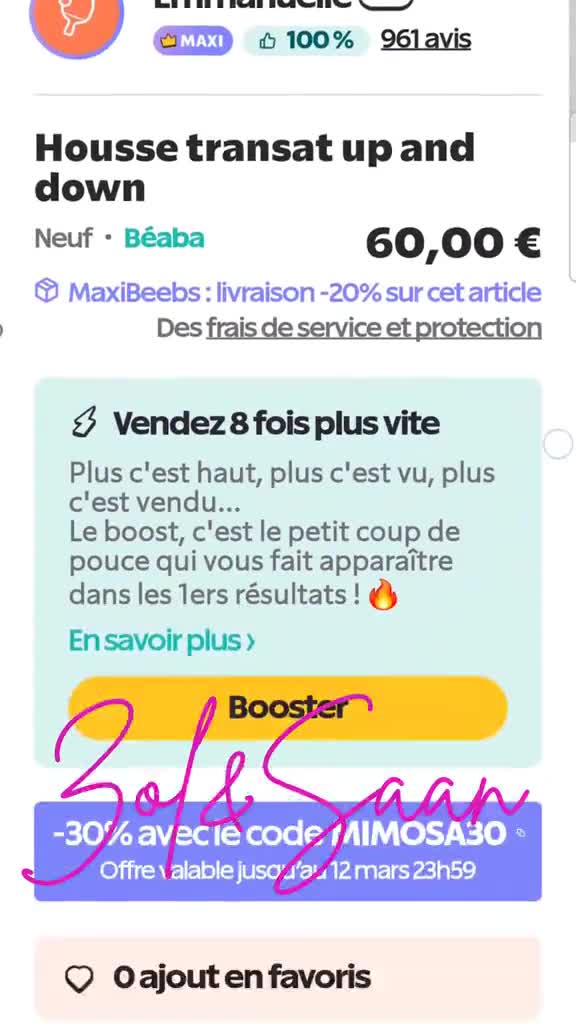 Handgefertigter BabyBjörn Sonnenliegenbezug mit abnehmbarem Bezug – personalisiertes Babykissen. video poster