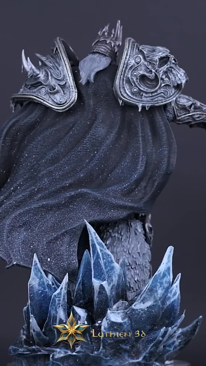 Figurine World Of Warcraft – Roi Liche / Arthas, Statue De Collection