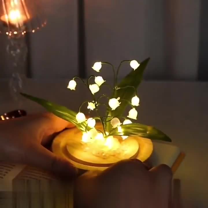 Lily Of The Valley LED Night Lamp Gift – Genshin Star Shop