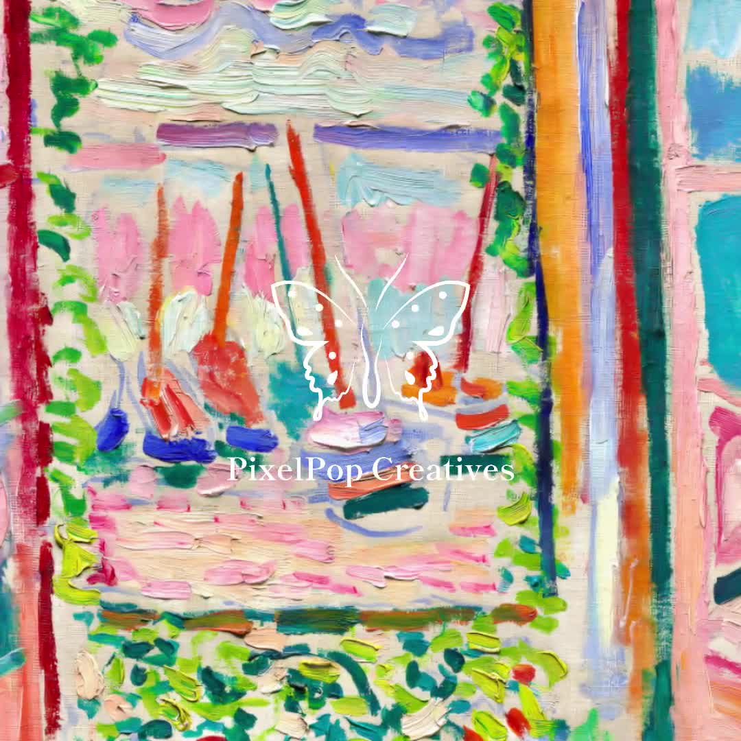 AFFICHE POSTER - HENRI MATISSE - FENETRE OUVERTE 1905 - 30 x 40 cm AFFICHE POSTER - HENRI MATISSE - FENETRE OUVERTE 1905 - 30 x 40 cm