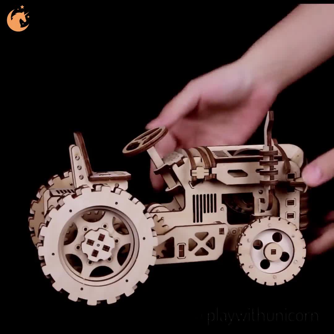 Puzzle 3D Tracteur, Rokr