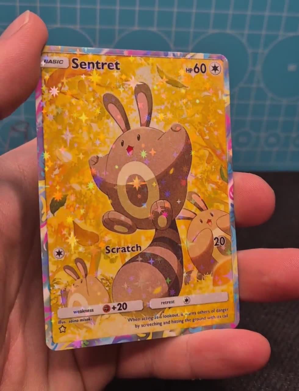 オタチ A4 181 / 海と空の知恵 / ポケモンTCG 高品質カスタムカード