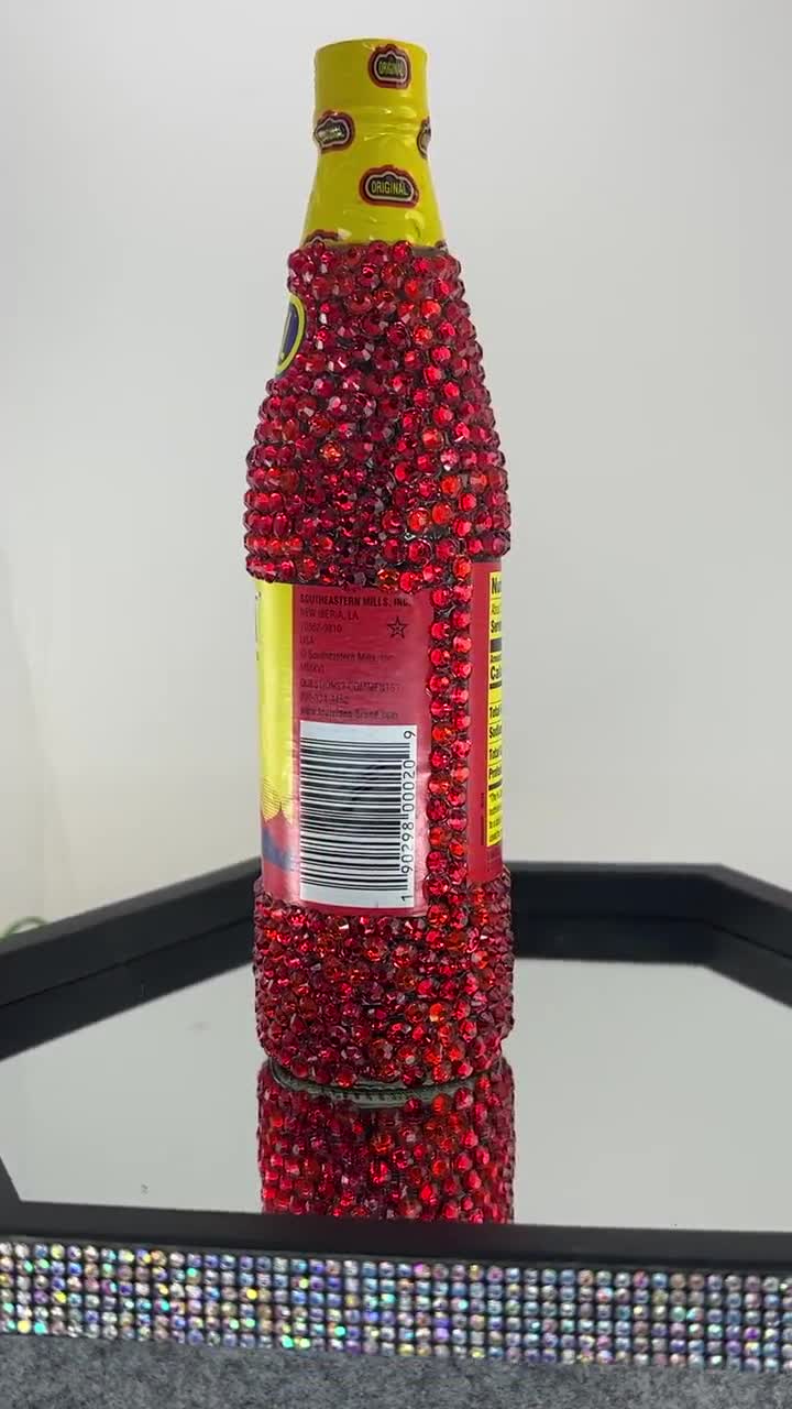 New Sealed Bedazzled Hot Sauce Bottle Cayenne Pepper Food 