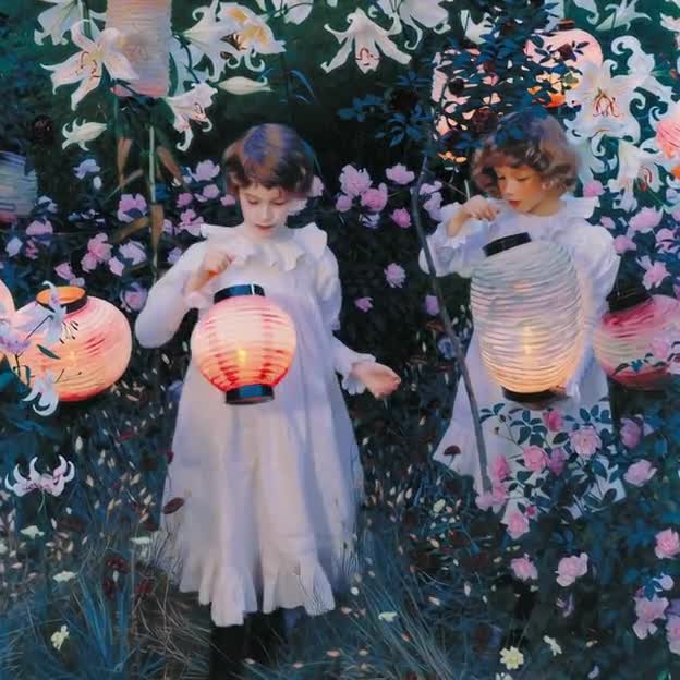 John Singer Sargent Print: Carnation, Lily, Lily, Rose Fine Art