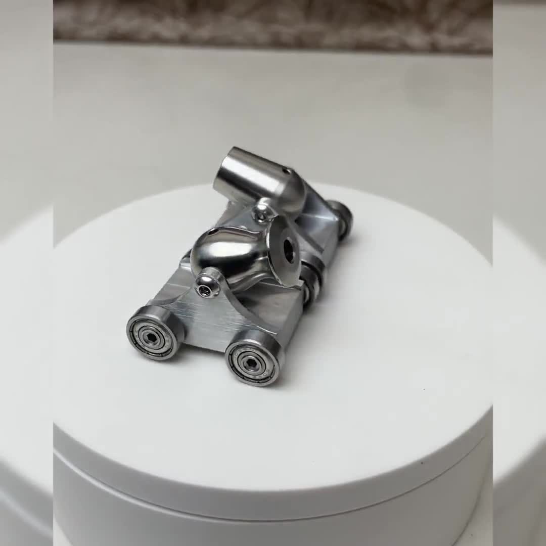 BBASILIYSD Mini kanon, Desktop artillerie model, roestvrij staal metalen mini-kanon, militaire decoraties, Model Office Collection