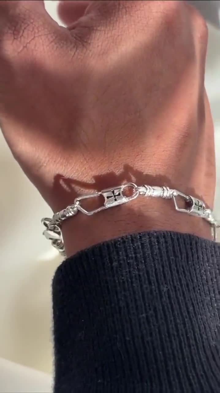 ACTS Bracelet Fishers of Men Sterling Silver REGULAR LINK, Maltese