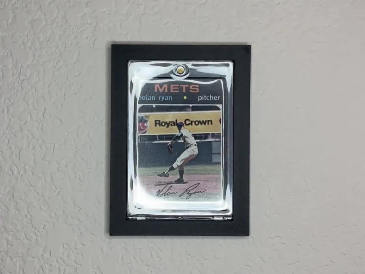 Trading Card Display Frame | Magnetic Snap Showcase, Self-standing