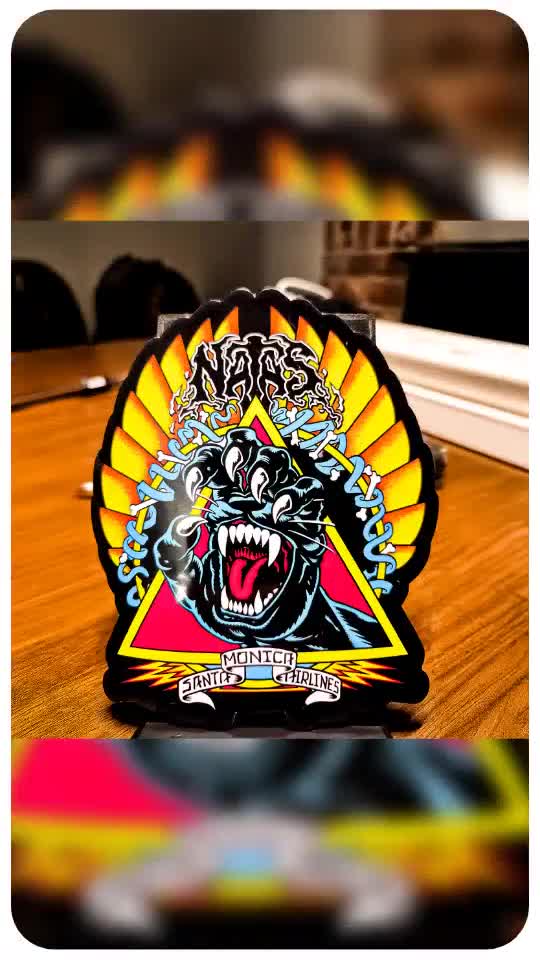 Natas Kaupas Panther Stickers 5x4.5